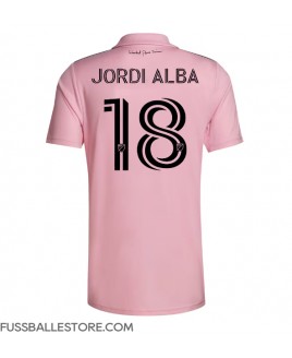 Günstige Inter Miami Jordi Alba #18 Heimtrikot 2023-24 Kurzarm